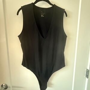 A New Day Sleeveless Black Bodysuit – Size Large